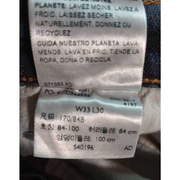 Levi's Jeans Men's 33 30 Athletic Fit - Picture 7 of 8